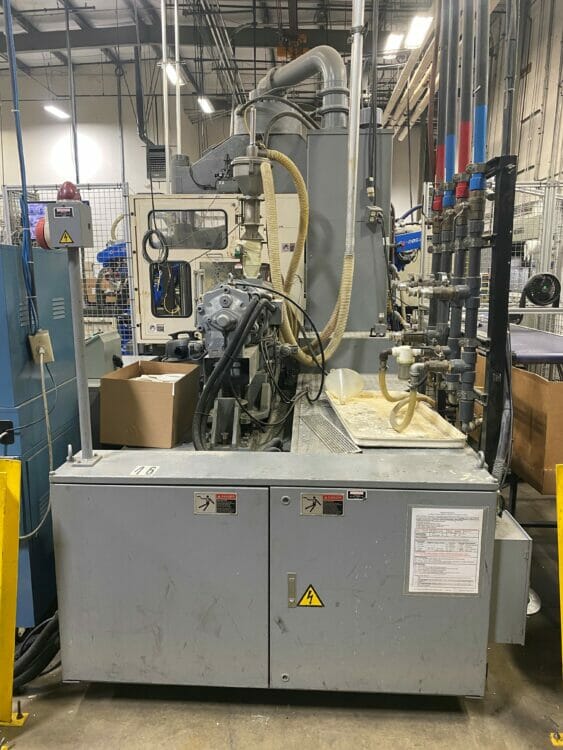 Used 200 Ton 2-Station Vertical Nissei Injection Molding Machine
