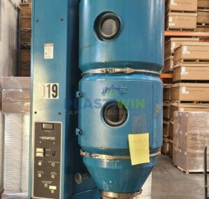 Used 50 lb/hr Novatec Dryer with 150 lb Capacity Hopper