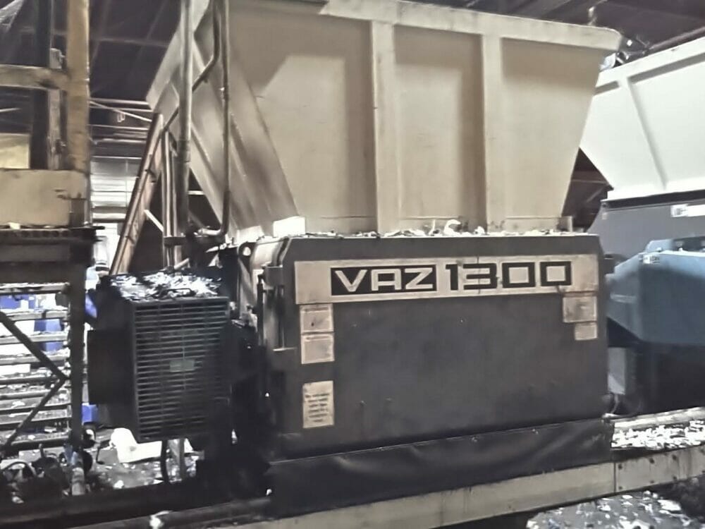 Used 100 HP Vecoplan Vaz 1300 Shredder
