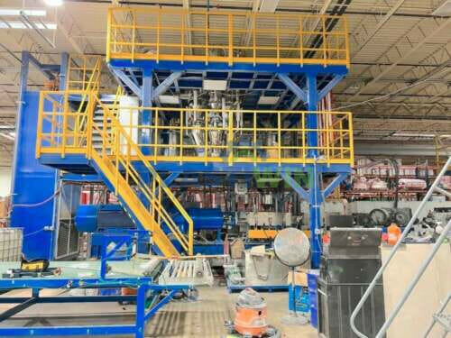 Used 72" Wide JWell CJWH-110 Twin Screw Extrusion Sheet Line