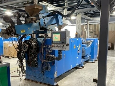 Used 126mm Weber DS13.17 17:1 L/D Co-Extrusion Profile Extrusion Line