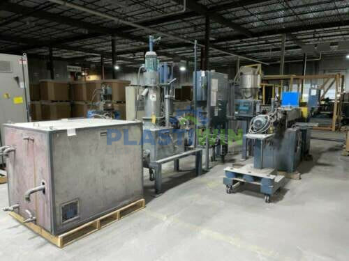Used 26mm NFM 26SS Twin Screw Extruder Pelletizing Line