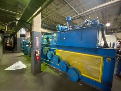 Used 30 HP Harris-Selco HSO-127AR Horizontal Bale Press