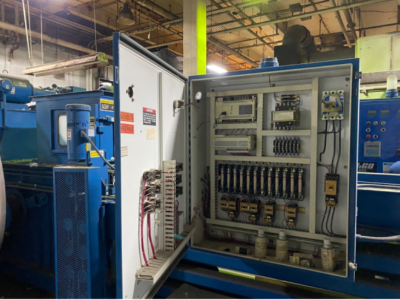 Used 30 HP Harris-Selco HSO-127AR Horizontal Bale Press