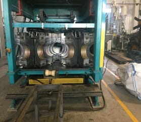 Used 20" JWELL JWS90 Corrugated Pipe Extrusion Line 1 JWELL JWS90