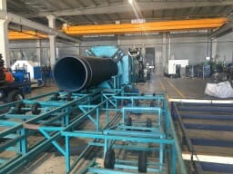 Used 40" JWELL JWS-120 Corrugated Pipe Extrusion Line