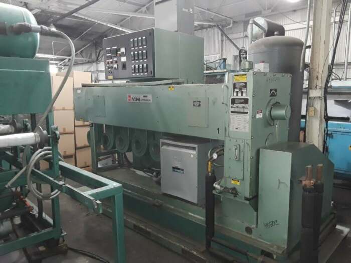 Used 40” Wide Davis Standard Complete Sheet Extrusion Line