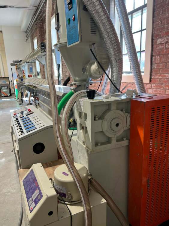 Used 65mm Nanjing GSD-65 Mach 3D Printer Filament Extrusion Line 1 Used 65mm Nanjing