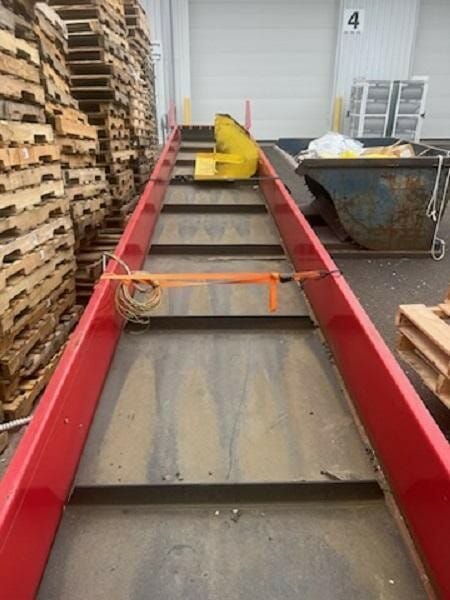 Used 36" Infeed Cleated Conveyor