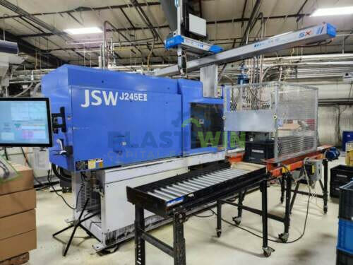 Used 245 Ton JSW J245EII Injection Molding Machine