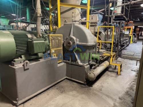 Used 6" Sterling Model EP 4 24:1 L/D Single Screw Extruder Pelletizing Line