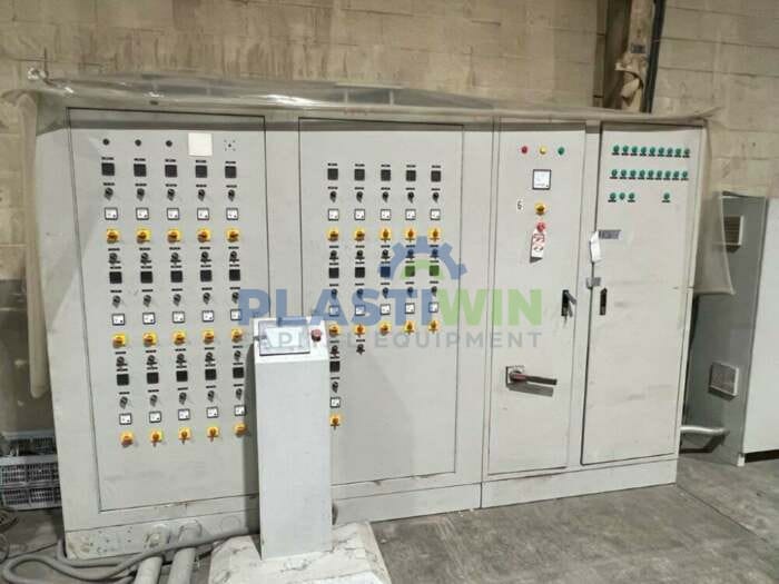 Used 10” Mitsubishi Single Screw Pelletizing Line