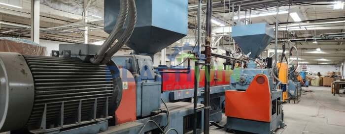 Used 64" Davis Standard/Johnson Co-Extrusion Sheet Line