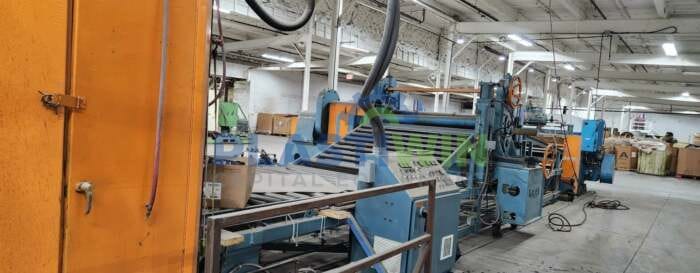 Used 64" Davis Standard/Johnson Co-Extrusion Sheet Line