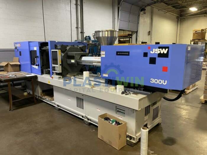 Used 180 Ton JSW J180-ADS-300U Injection Molding Machine