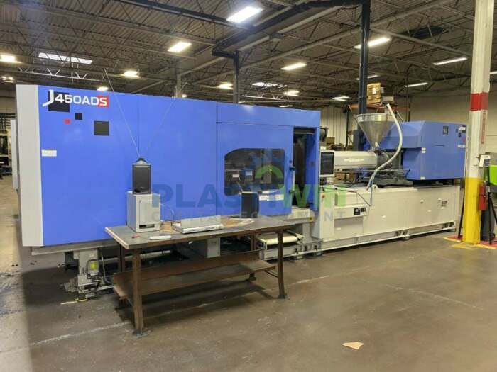 Used 450 Ton JSW J450ADS-1400H Injection Molding Machine