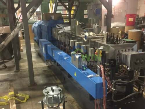 Used 75mm Coperion Co-Rotating Twin Screw Compounding Line
