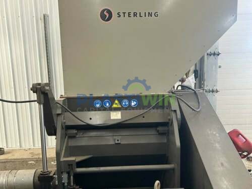 Used 150 HP Sterling BP2439 Granulator with Blower and Conveyor