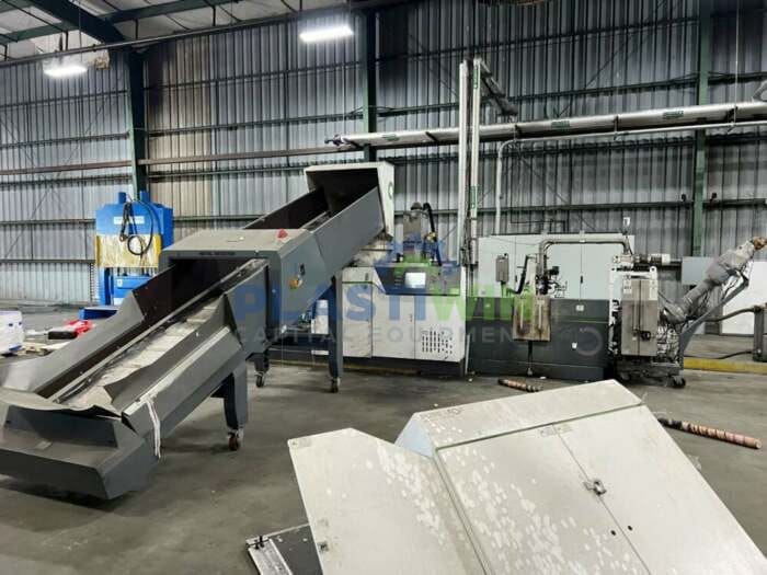 Used Erema ISEC EVO 302 E Pelletizing System