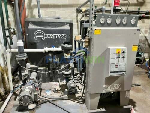 Used 20 Ton Advantage TIP20W-42HRX Water Cooled Chiller