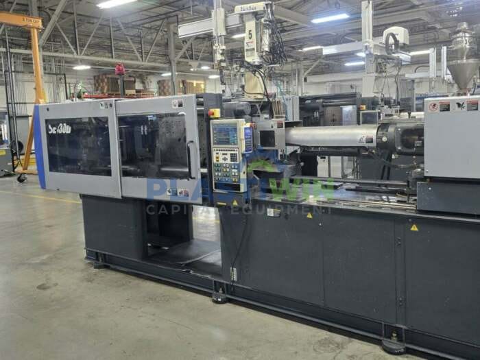 Used 143 Ton Sumitomo SE130D Injection Molding Machine