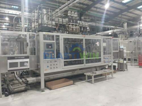 Used Magic ME-L20/D-T35-LS All Electric Double Station Extrusion Blow Molding Machine