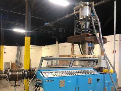 Used 3.5" Everplast EMD-90 PVC Pipe Extrusion Line