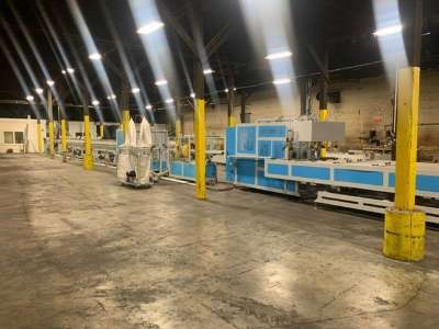 Used 3.5" Everplast EMD-90 PVC Pipe Extrusion Line