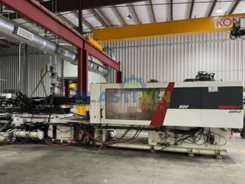 Used 500 Ton Milacron Model MTS-500 Injection Molding Machine