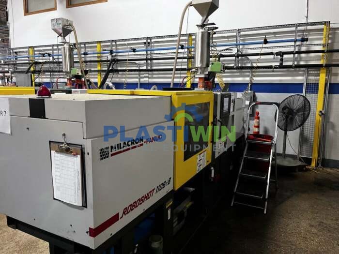 Used 110 Ton Milacron Roboshot 110SIB 138G Injection Molding Machine