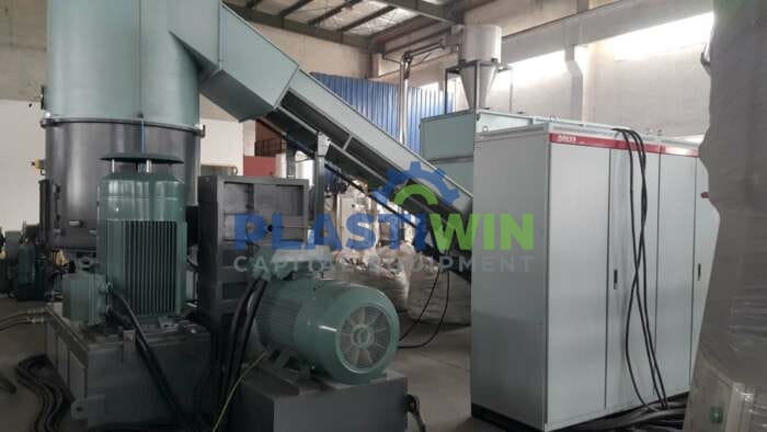 160mm Purui Model SJ160 Single Screw Pelletizing Line