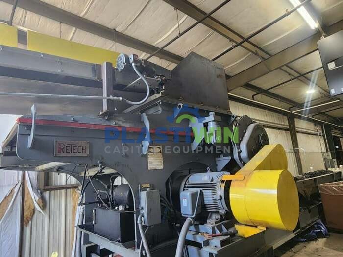 Used 100 HP ReTech Single Shaft Shredder