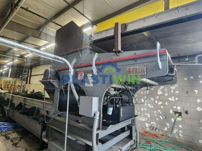 Used 100 HP ReTech Single Shaft Shredder