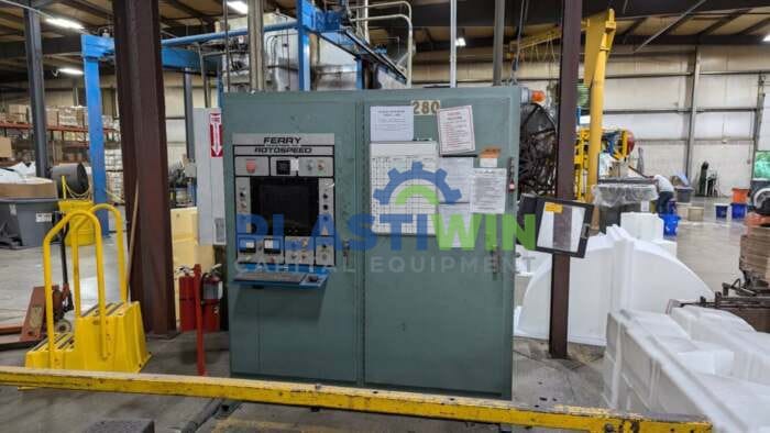 Used Ferry 280 4 Arm Rotational Molding Machine