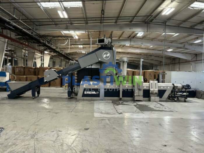 Used Erema Model Intarema TVEplus 1108 Complete Recycling Line