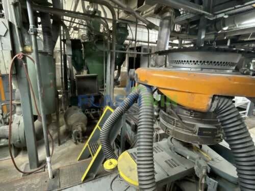 Used 4.5” Gloucester 30:1 L/D Complete Blown Film Extrusion Line