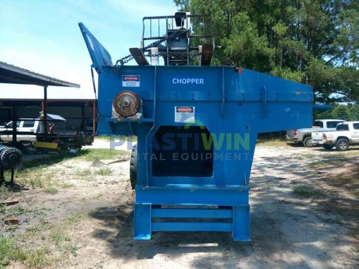 Refurbished 100 HP Vecoplan RG52-100K FF T Shredder System