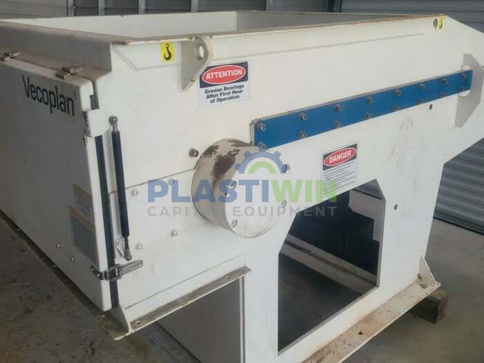 Completely Refurbished 40 HP Vecoplan RG52-40U Single Shaft Shredder