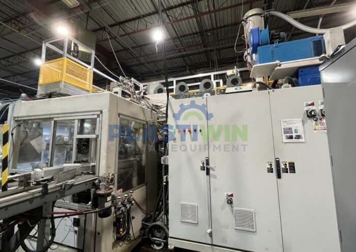 Used Automa AT 700 D Continuous Extrusion Shuttle Blow Molding Machine