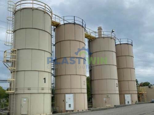 Used 15’ x 40’ Columbian Tec Tank Silo