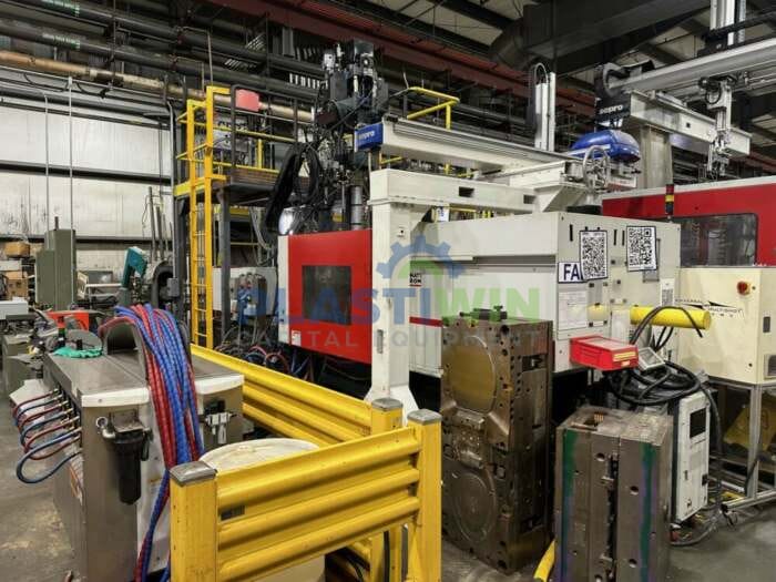 Used 220 Ton Milacron NT220 2 Shot Injection Molding Machine