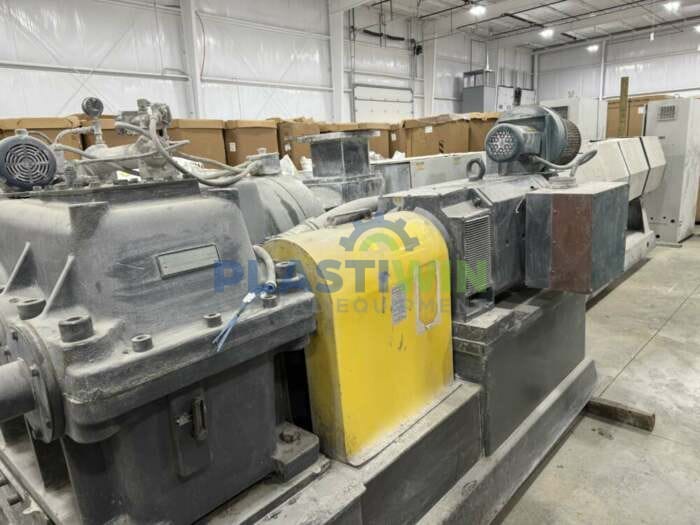 Used 6" Davis Standard 400 HP 40:1 Single Screw Extruder