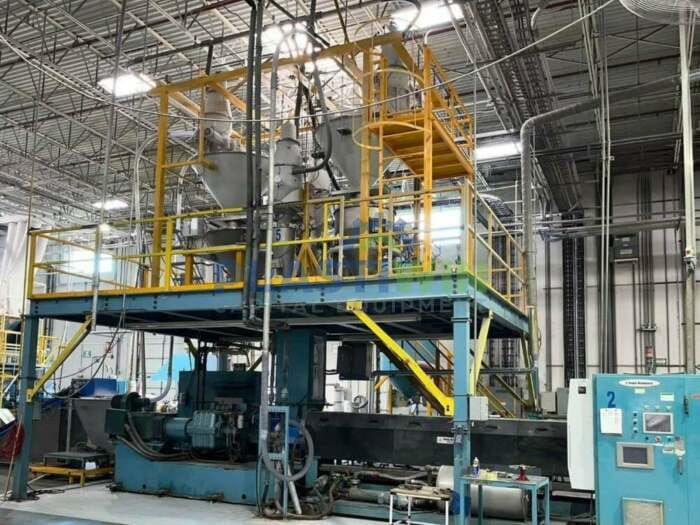 Used 8" Davis Standard Pelletizing Line with Nordson WRP-36S Pelletizer