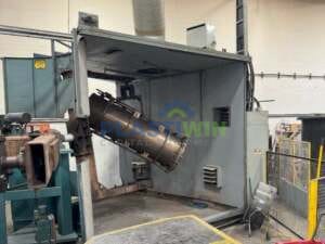 Used REI 110 3 Arm Carousel Rotational Molding Machine