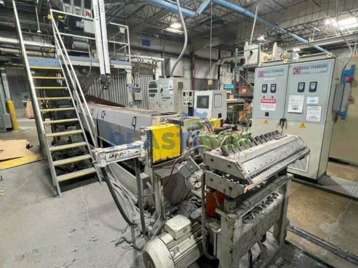 Used 48" Wide Rulli Standard Complete Sheet Extrusion Line