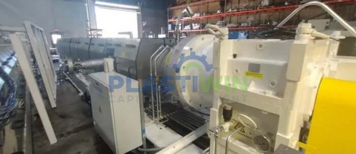 Used 250mm Krauss Maffei ZE250x30D Single Screw Extruder