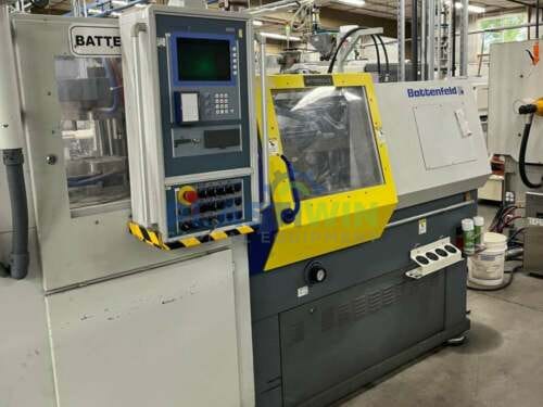 Used 35 Ton Battenfeld BA 350v/50H-R Vertical Rotary Injection Molding Machine 1 Used 35 Ton Battenfeld