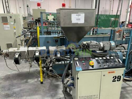 Used Kiwex Model SJ55/25 Co-Extruder