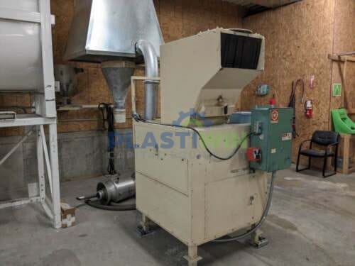 Used 25 HP Granulator with Vacuum Loader