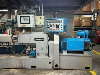 Used 60mm Leistritz Model ZSE60 GL-36D Twin Screw Extruder Complete Pelletizing Line